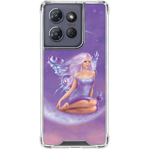 Lavender Moon Fairy by Rachel Anderson Moto G Play 5G (2025) Clear Case